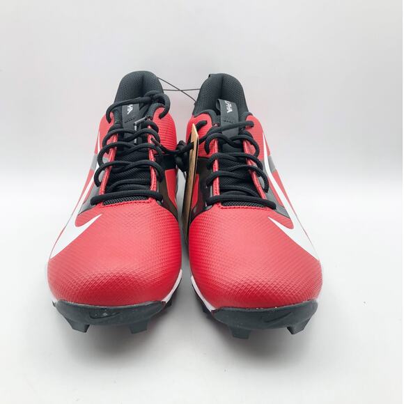 Nike Men's Alpha Menace 4 Shark Football Cleats Size 11 Red White NWOB - Picture 5 of 11